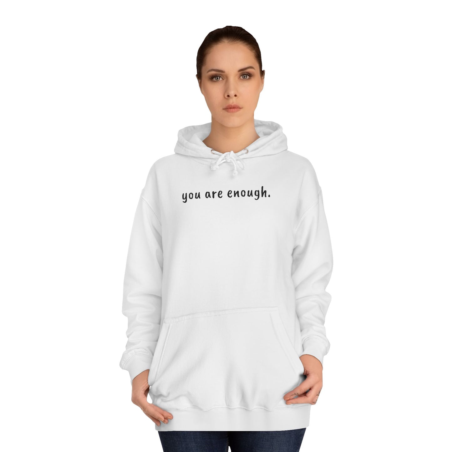 Unisex Hoodie Sweatshirt | Dear Person Behind Me | Black Text