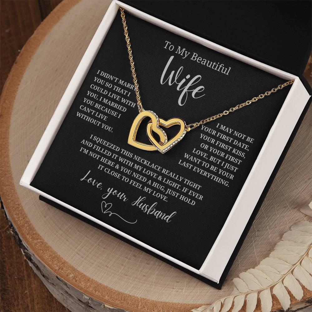 Interlocking Heart Necklace | My Beautiful Wife