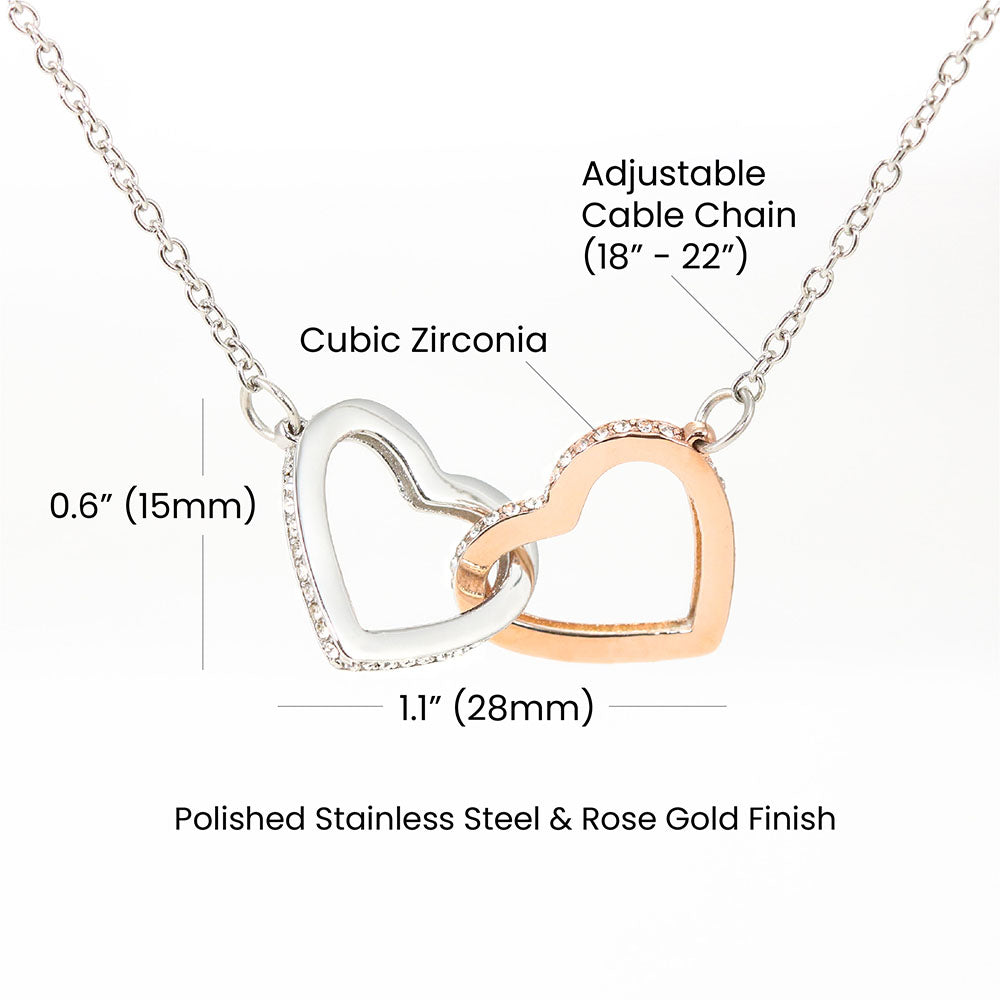 Interlocking Heart Necklace | My Beautiful Wife