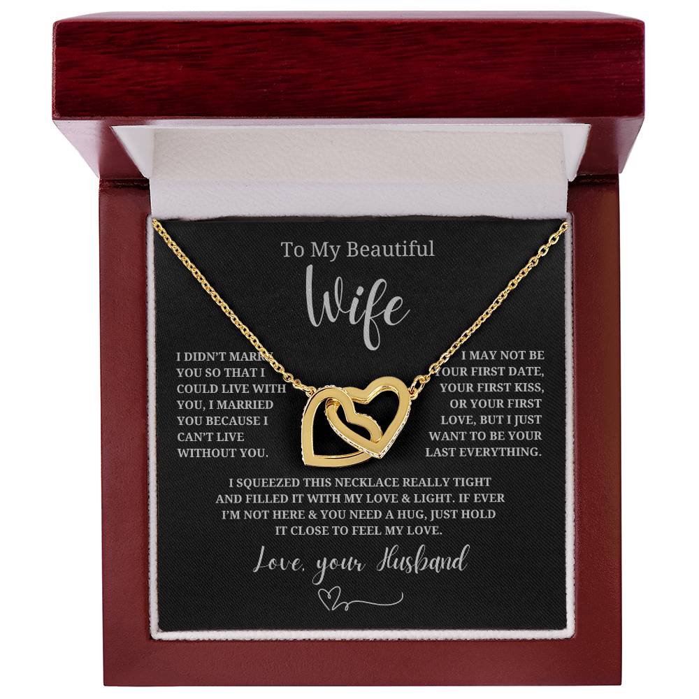 Interlocking Heart Necklace | My Beautiful Wife