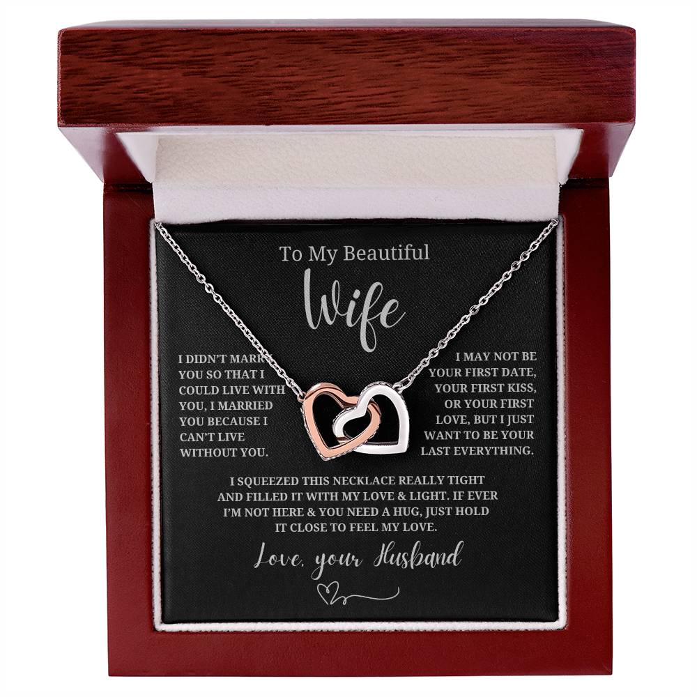 Interlocking Heart Necklace | My Beautiful Wife