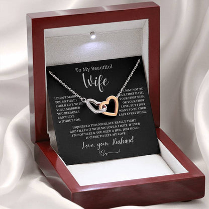 Interlocking Heart Necklace | My Beautiful Wife